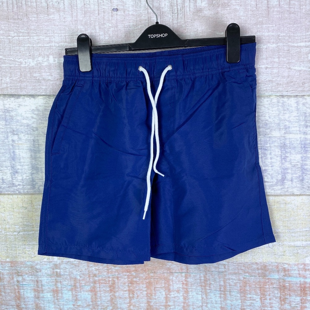 Forever21 Men Swimwear Bottoms in Dark Blue